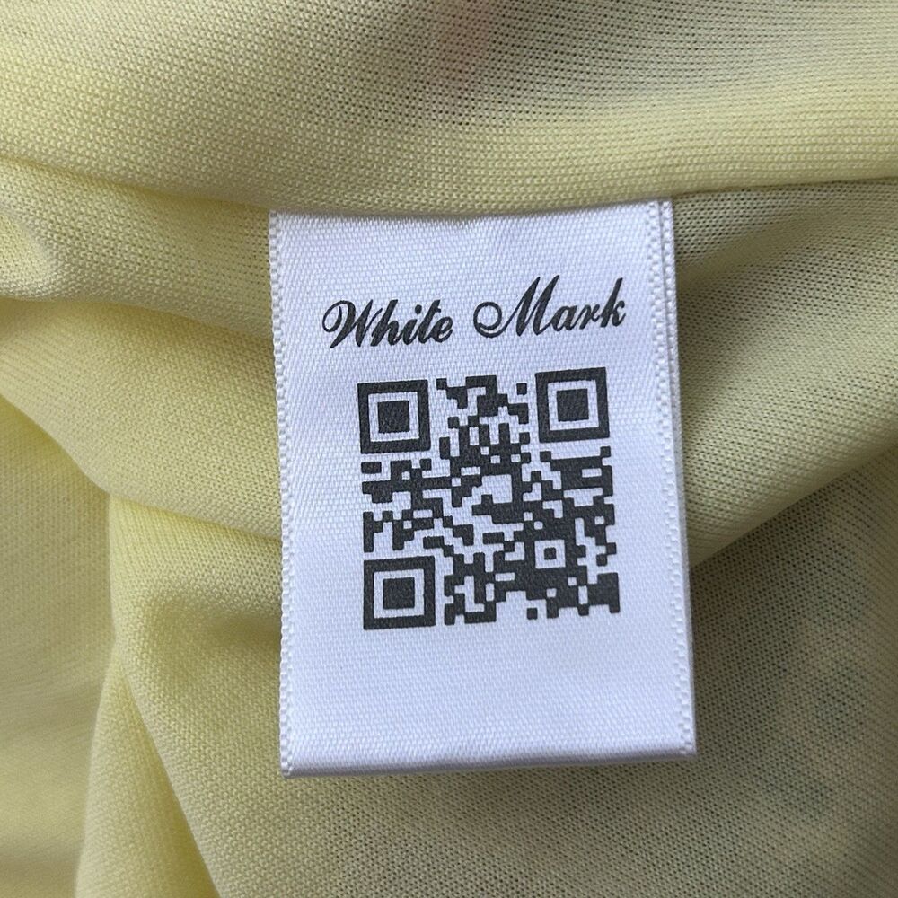 White Mark Dress Size M Yellow Boho Mini Dress Size Medium Bohemian Bell Slevees - Picture 10 of 13